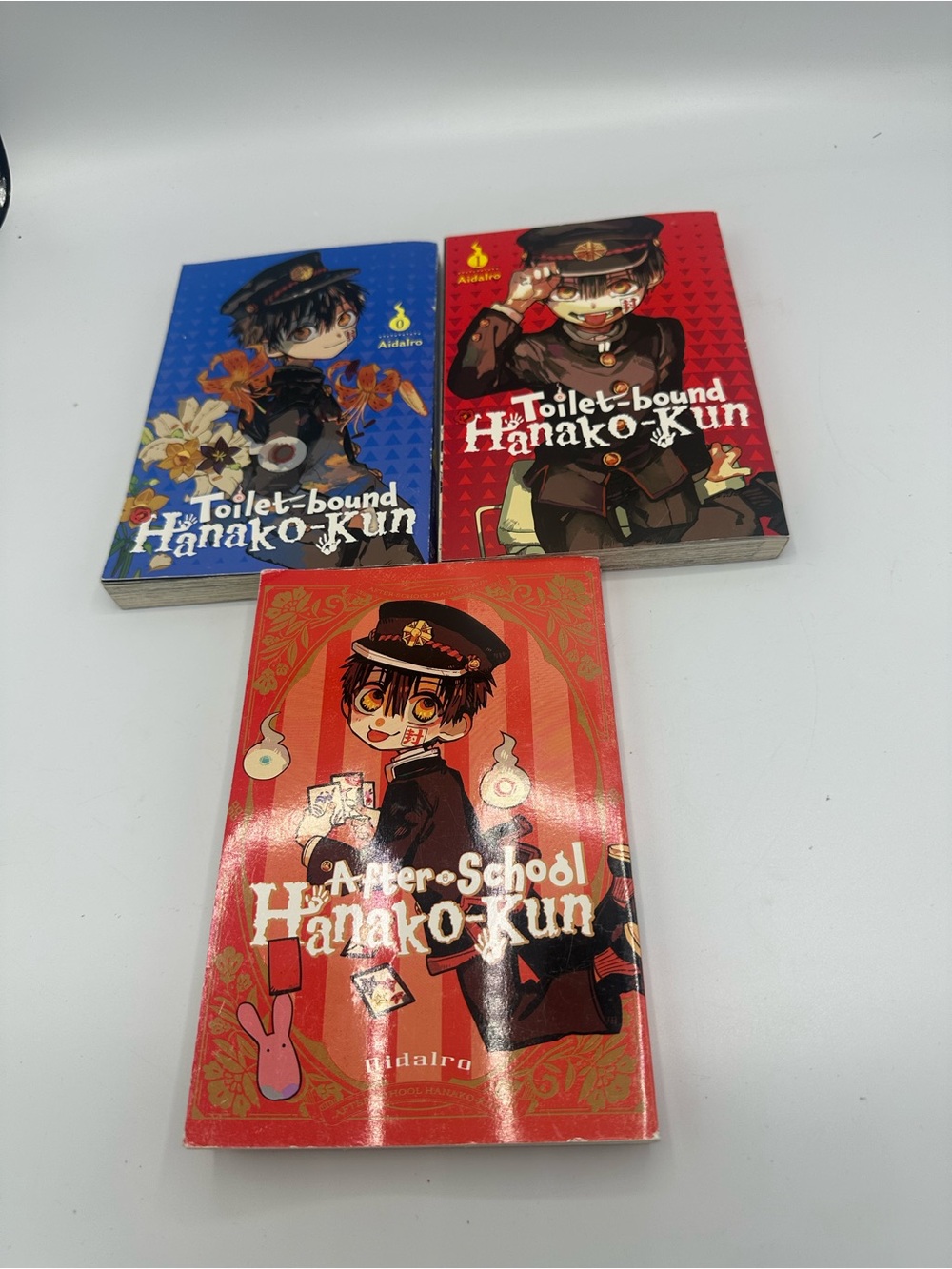 Toilet-Bound Hanako-Kun English Manga Lot Vol. 0-1  & After School Aidalro Ye